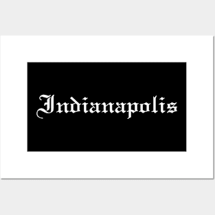 Indianapolis City, Indiana Posters and Art